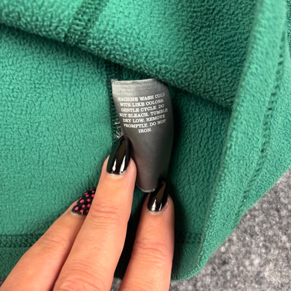 REI COOP Men’s Green 1/4 Zip Lightweight Fleece Pullover size: Small - Picture 9 of 9